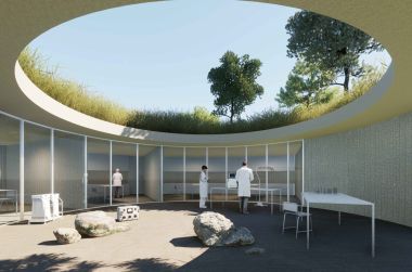 Idejno rjeenje Interpretacijski centar pilja Vindija prva nagrada autori Vanja Ili arhitektura i produkt dizajn Goran Josip Zmai graf7.jpg