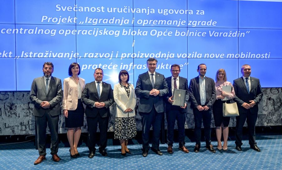 Za Centralni operacijski blok, sredi&scaron;nji objekt Opće bolnice Varaždin, ugovoreno 43,7 milijuna eura EU novca&nbsp;