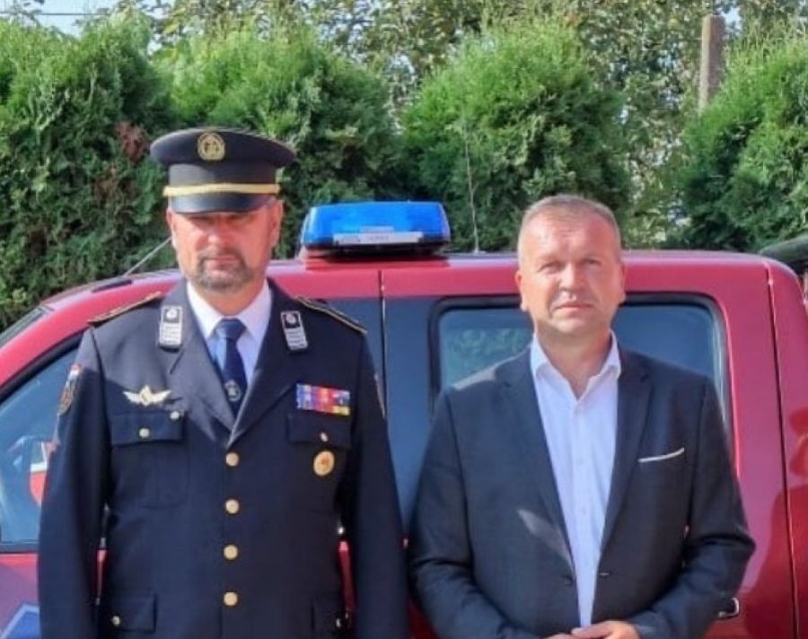 Čestitka župana Anđelka Stričaka DVD-u Novi Marof povodom osvajanja prvog mjesta na Državnom natjecanju vatrogasne mladeži