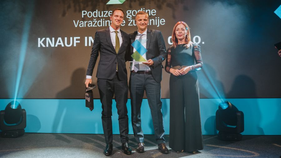 Knauf Insulation dobitnik nagrade „Poduzetnik godine Varaždinske županije“   