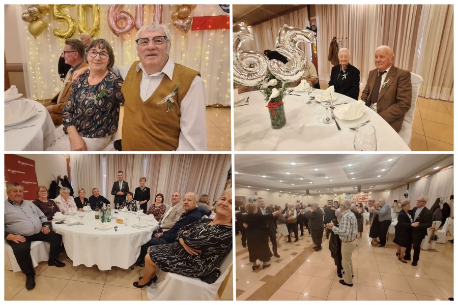 Čak 42 bračna para proslavila zlatne i dijamantne pirove te impresivnih 65 godina braka   