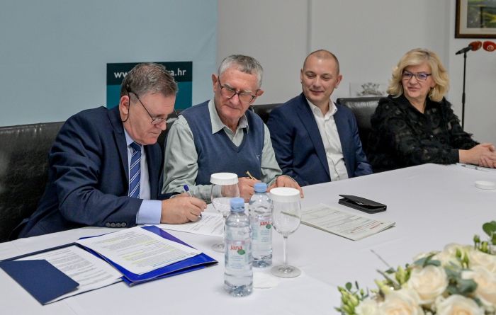 Svečano potpisani  Ugovor o izvođenju radova u okviru projekta &bdquo;Unaprjeđenje kvalitete smje&scaron;taja i sadržaja hotela Minerva - Varaždinske Toplice&ldquo;