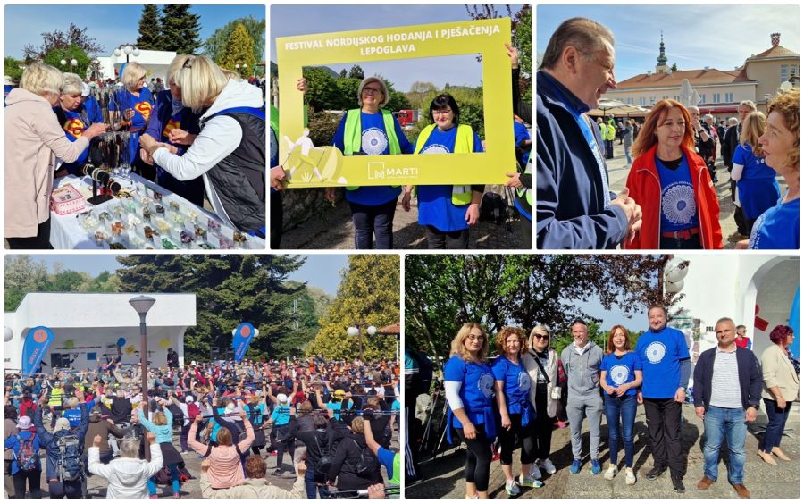 U Lepoglavi 6. Festival nordijskog hodanja, dobrodo&scaron;licu brojnim hodačima poželjela i zamjenica župana Zagorec