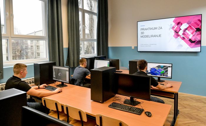U Strojarskoj i prometnoj &scaron;koli Varaždin otvoren praktikum za 3D modeliranje