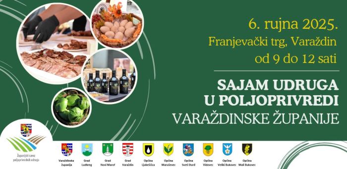 Sajam poljoprivrednih udruga ove subote: pjesma, veselje i degustacija finih proizvoda
