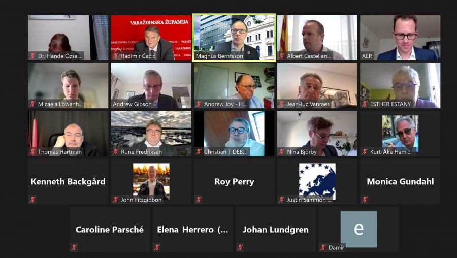 Župan Čačić na sastanku Izvršnog odbora Skupštine europskih regija podnio izvješće s naglaskom digitalizaciju