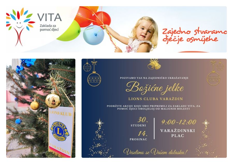 U subotu akcija Lions Cluba za Zakladu Vita