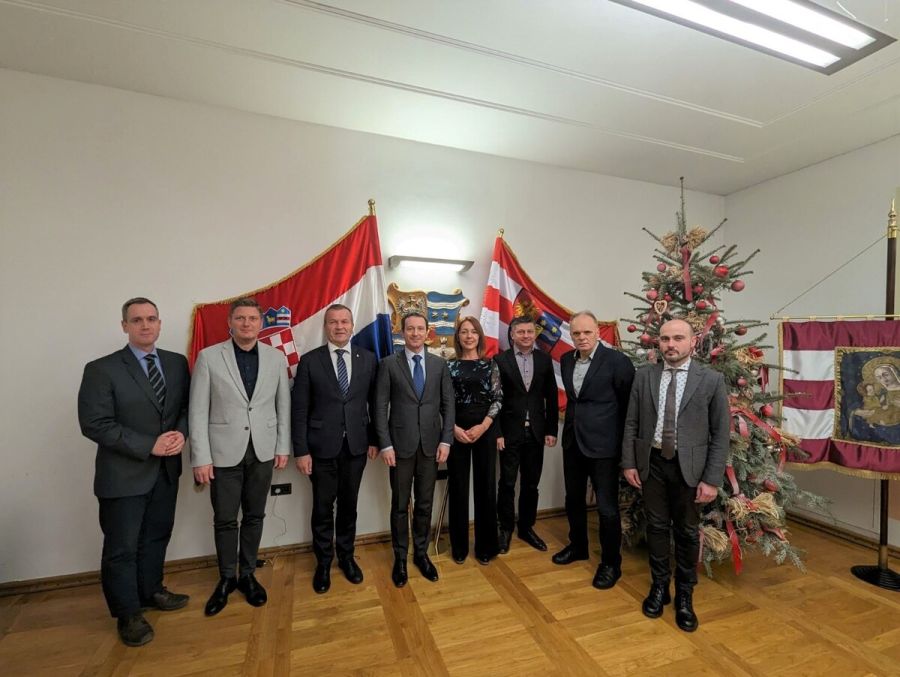 Francuski veleposlanik NJ. E. Fabien Fieschi u nastupnom posjetu Varaždinskoj županiji