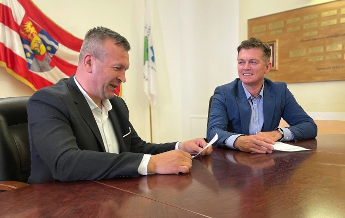 Doc. dr. sc. Daraboš na radnom sastankom sa županom Stričakom