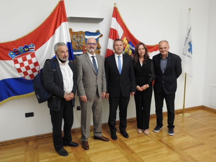 Župan Anđelko Stričak sa suradnicima priredio prijem za veleposlanika Države Izrael NJ.E. Ilana Mora