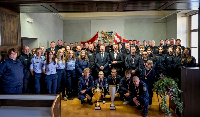 U Županijskoj palači upriličeni prijem za predstavnike vatrogasnih društava koji su sudjelovali na državnim natjecanjima – posebne čestitke upućene prvacima mladeži DVD-a Novi Marof i članovima JVP-a Varaždin