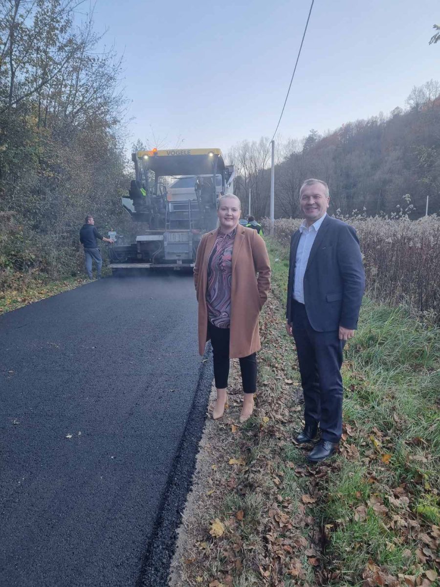 Župan Stričak u pratnji načelnice Općine Donja Voća Sanje Kočet obišao radove na području Općine Donja Voća