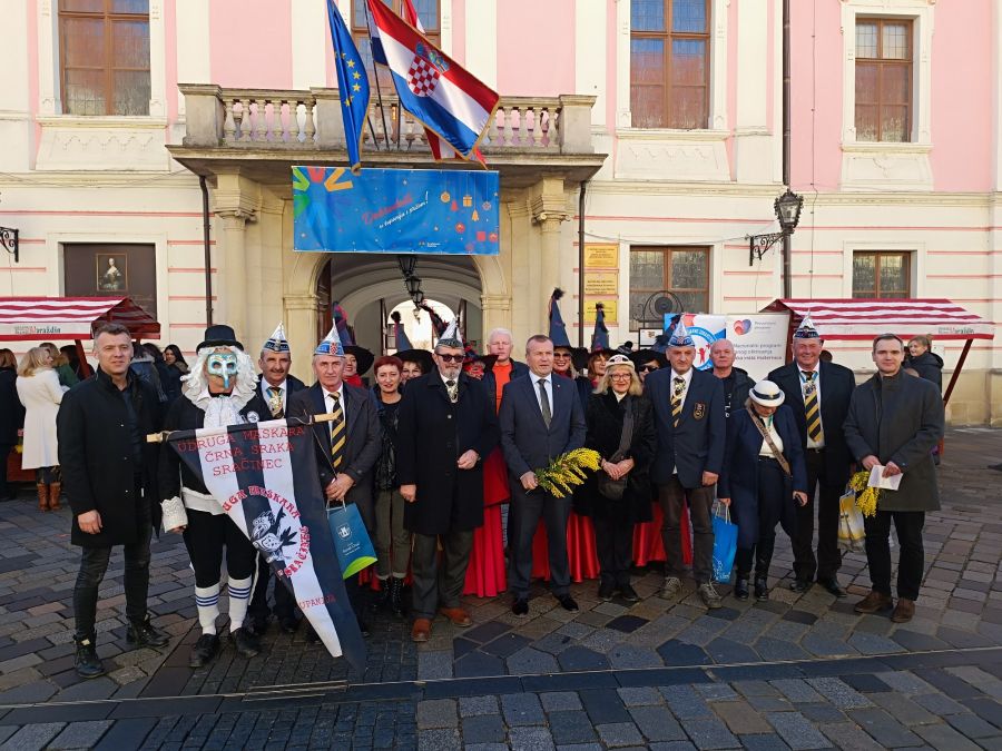 Članovi Federacije europskih karnevalskih gradova posjetili Varaždinsku županiju te razgledali Centar za posjetitelje u Županijskoj palači