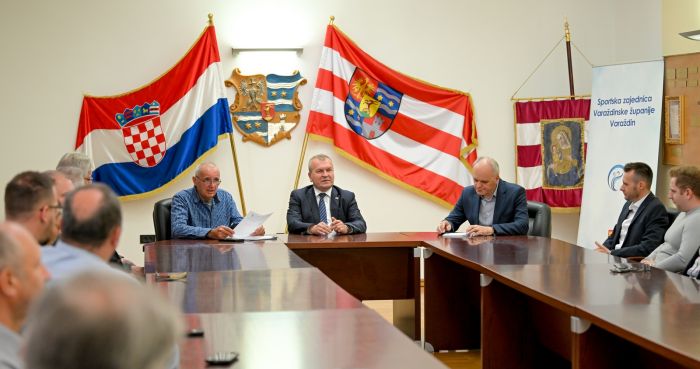 Župan Anđelko Stričak s predstavnicima sportskih klubova i udruga: &bdquo;Značajna sredstva koja osiguravamo za sport je ulaganje u budućnost&ldquo;