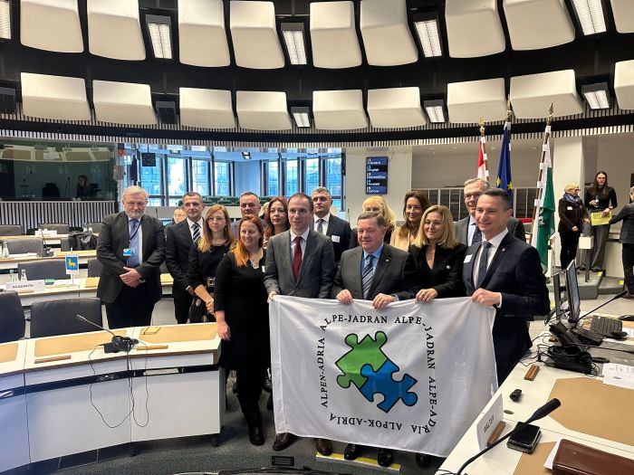 Zamjenica župana Silvija Zagorec na sjednici Vijeća Saveza Alpe &ndash; Adria u Bruxellesu &nbsp;&nbsp;
