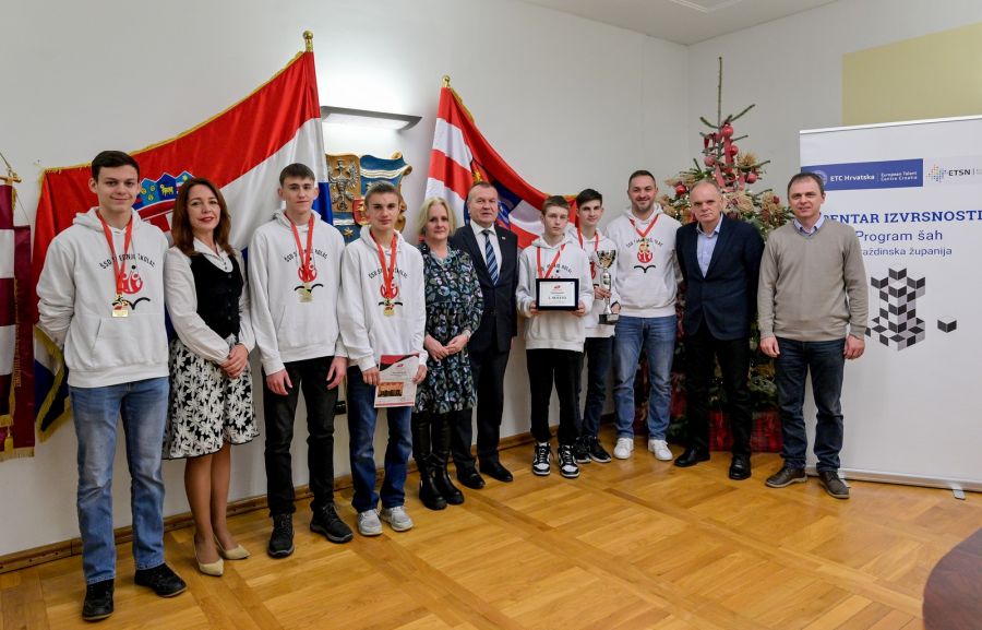 Prijem za učenike državne ekipne prvake u &scaron;ahu