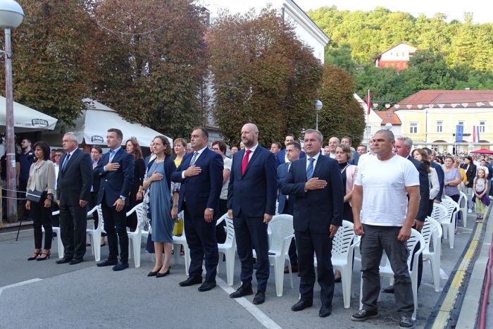Župan i njegova zamjenica na otvorenju Tjedna kajkavske kulture u Krapini