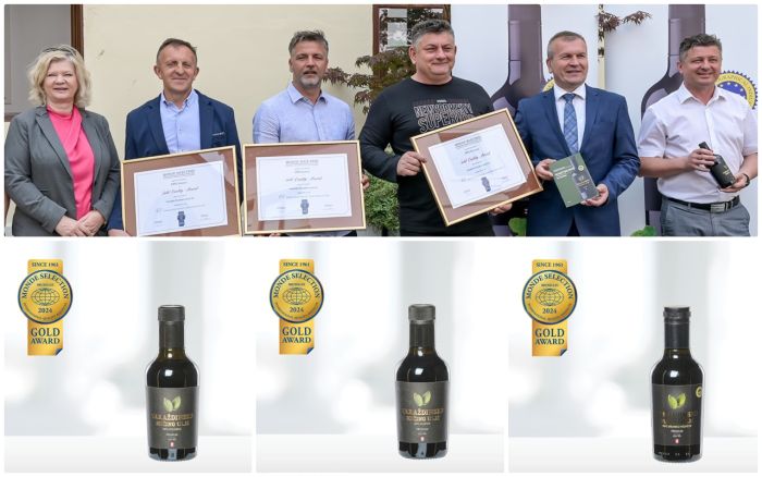 Nove tri zlatne medalje na prestižnom natjecanju Monde Selection u Bruxellesu: Varaždinsko bučino ulje traže kupci iz cijele Europe &nbsp;&nbsp;