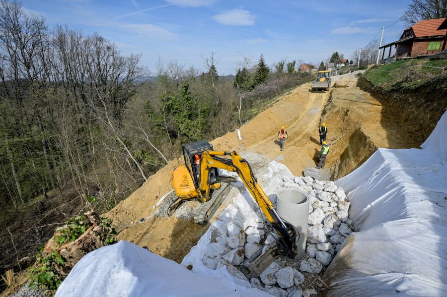 U punom jeku radovi na sanaciji klizi&scaron;ta na području Bednje i Lepoglave  &nbsp;