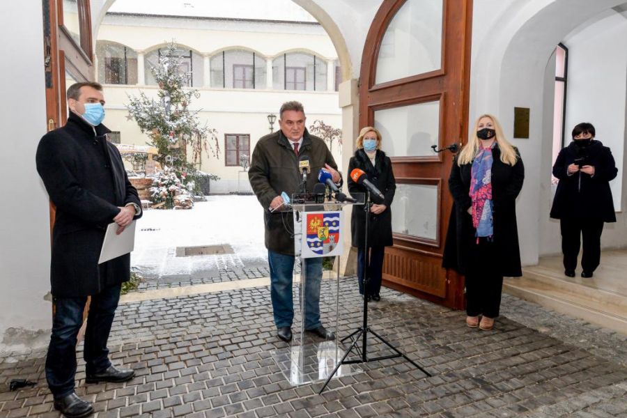 Prijem župana Radimira Čačića za medijske djelatnike