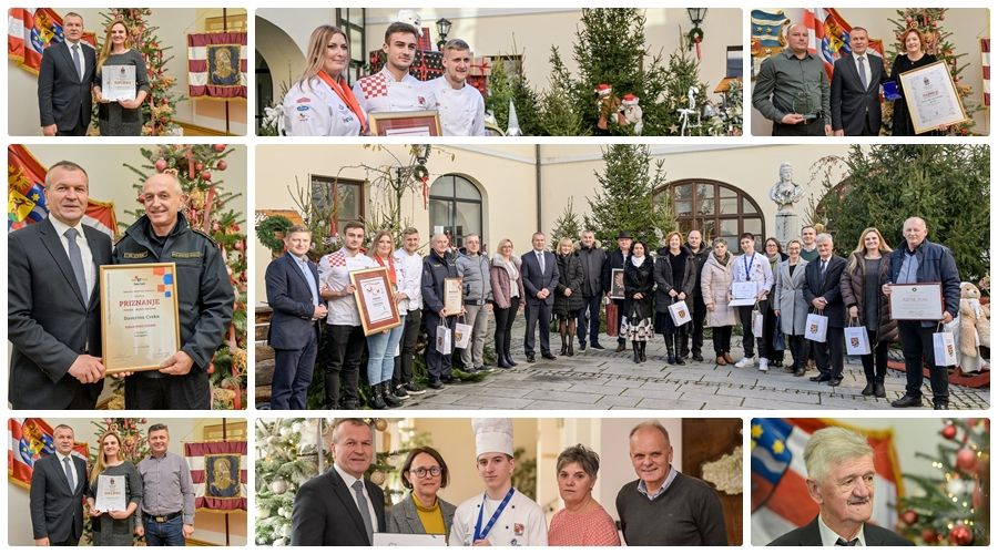 Prijem za osvajače čak 13 medalja, nagrada i priznanja iz Varaždinske županije