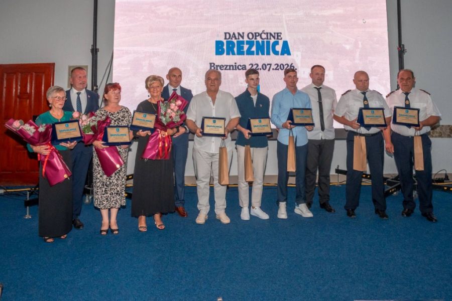 Svečanom sjednicom proslavljen Dan Općine Breznica, svečanost uveličali mnogobrojni uzvanici