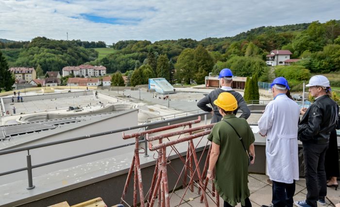 Vijećnici Županijske skupštine obišli radove na rekonstrukciji hotela Minerva