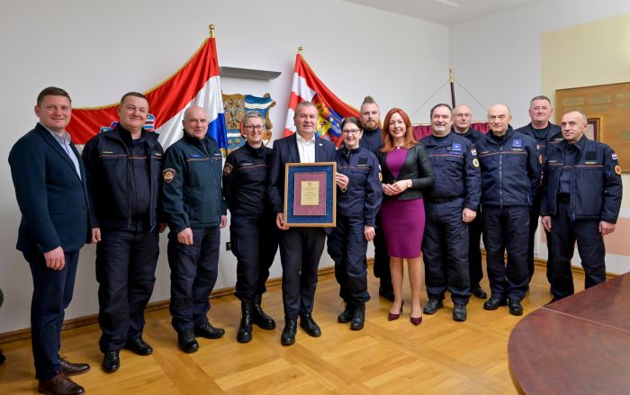 Dan europskog broja 112: prijem za djelatnike Županijskog centra 112 Varaždin