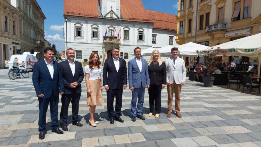 Predsjednik Republike Hrvatske Zoran Milanović posjetio Varaždin, održao sastanak s županijskim i gradskim dužnosnicima