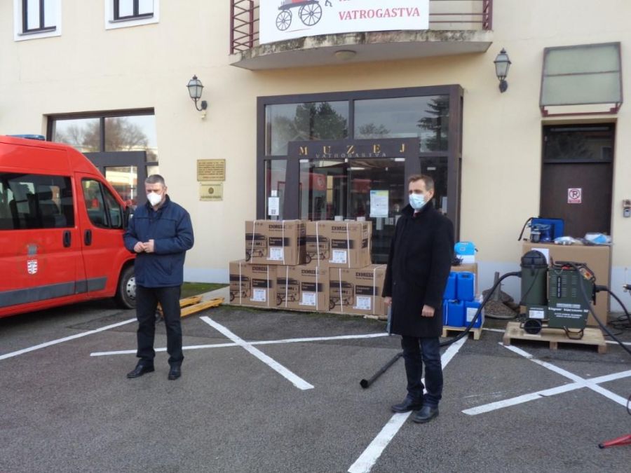 Vatrogasna zajednica dobila vrijedni sustav za dekontaminaciju vozila, opreme i prostora