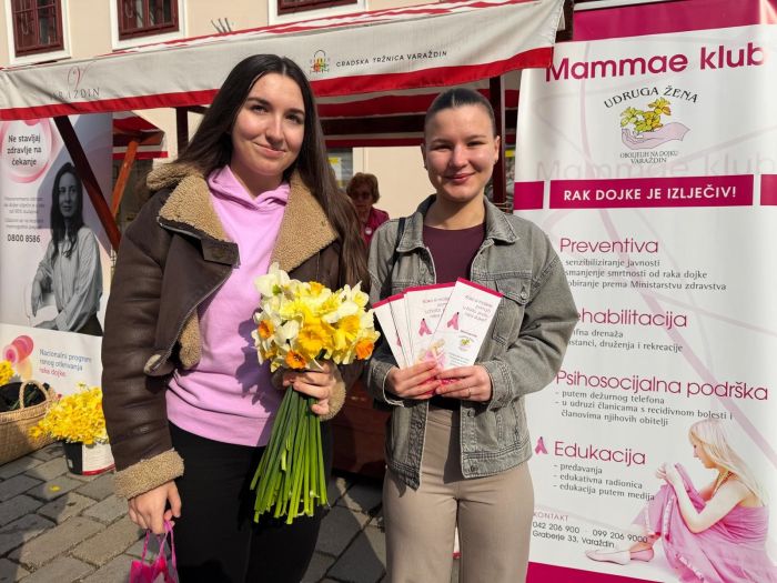 Dan narcisa u Varaždinskoj županiji: 27.000 žena pozvano na mamografski pregled koji spa&scaron;ava život
