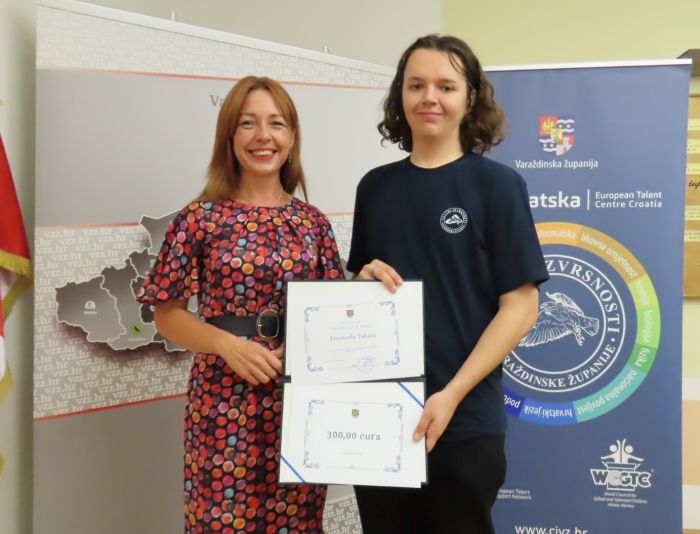 Učeniku Emanuelu Tukaču novčana nagrada za broncu na Matematičkoj olimpijadi u Japanu&nbsp;&nbsp;&nbsp;