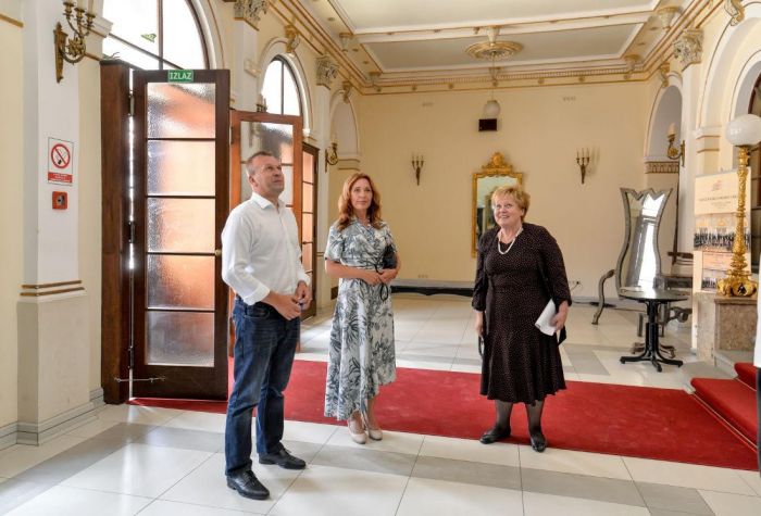 Župan i zamjenica obi&scaron;li radove u HNK Varaždin