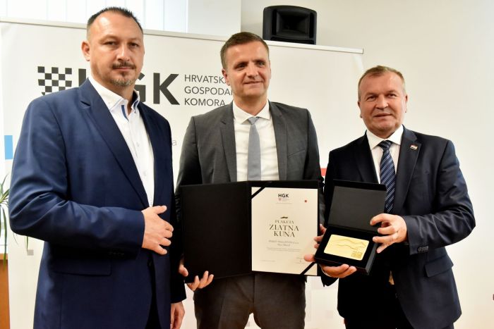 HGK dodijelio Zlatne kune najuspješnijim tvrtkama Varaždinske županije za 2024. godinu